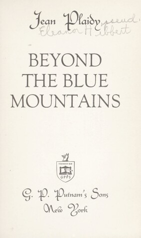 Book cover for Beyond Blue Mountains