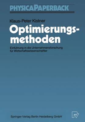 Cover of Optimierungsmethoden