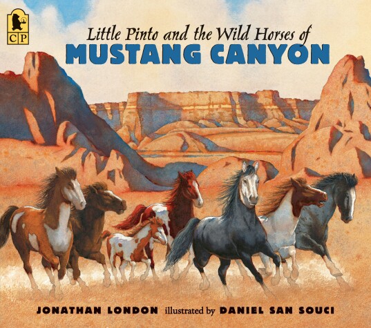 Book cover for Little Pinto and the Wild Horses Of Mustang Canyon