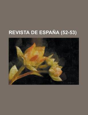 Book cover for Revista de Espana (52-53)