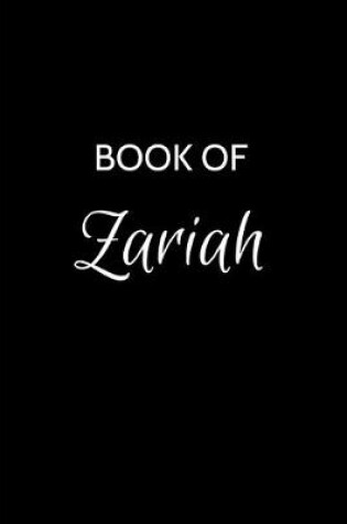 Cover of Book of Zariah