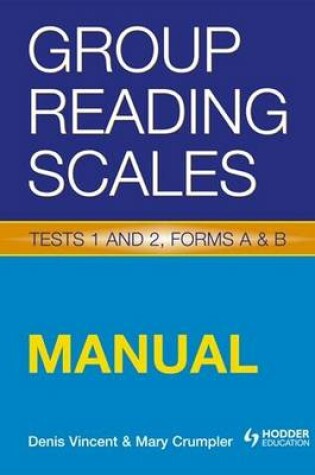 Cover of Group Reading Scales Specimen Set