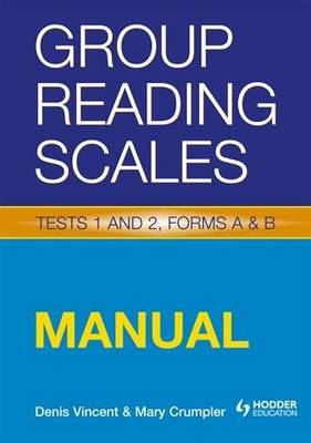 Book cover for Group Reading Scales Specimen Set