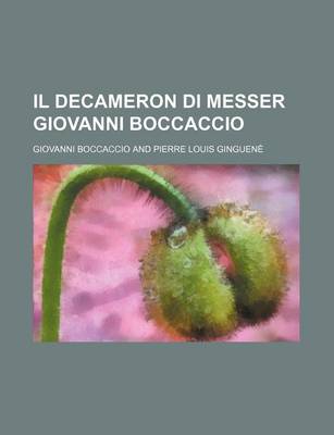 Book cover for Il Decameron Di Messer Giovanni Boccaccio (1-2)