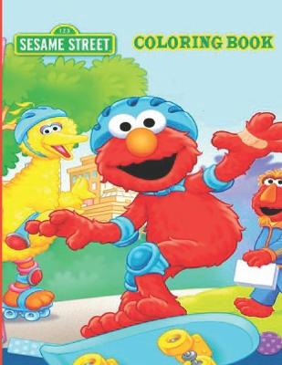 Book cover for Sesame Street Coloring Book