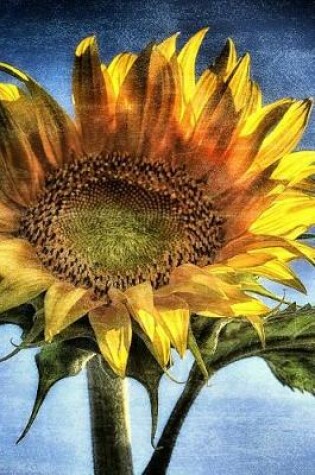 Cover of Sunflower Grunge - Lined Notebook with Margins