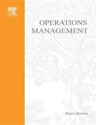 Book cover for Operations Management