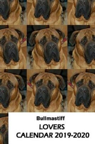 Cover of Bullmastiff Lovers Calendar 2019-2020