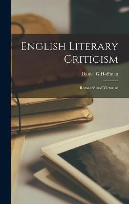 Book cover for English Literary Criticism