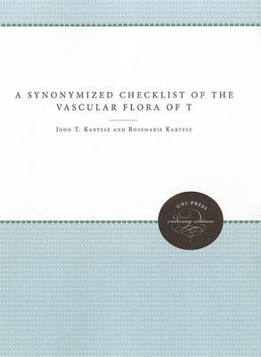 Book cover for Synonymized Checklist of the Vascular Flora of the United States, Canada, and Greenland