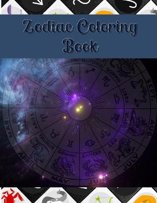 Book cover for Zodiac Coloring Book