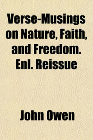Cover of Verse-Musings on Nature, Faith, and Freedom. Enl. Reissue