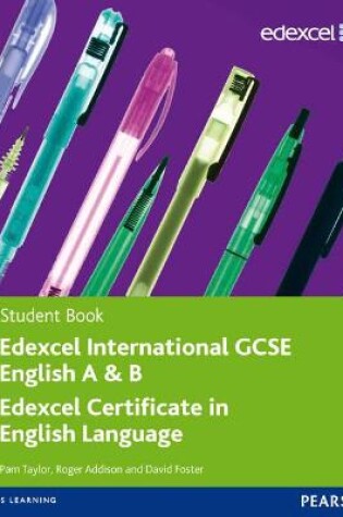 Cover of Edexcel International GCSE English A & B Student Book with ActiveBook CD
