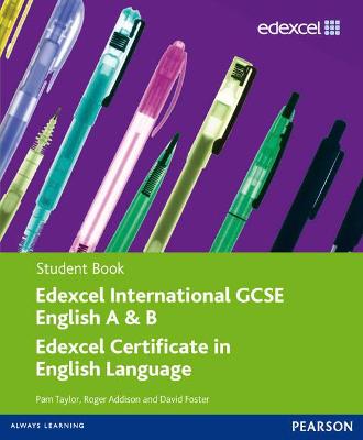 Cover of Edexcel International GCSE English A & B Student Book with ActiveBook CD