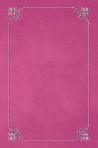 Cover of Fuchsia 101 - Blank Notebook with Fleur de Lis Corners