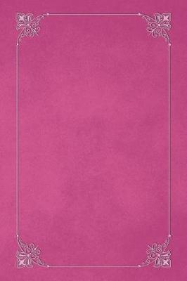 Book cover for Fuchsia 101 - Blank Notebook with Fleur de Lis Corners