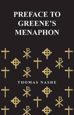 Book cover for Preface to Greene's Menaphon