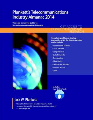 Book cover for Plunkett's Telecommunications Industry Almanac 2014