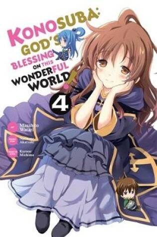 Cover of Konosuba: God's Blessing on This Wonderful World!, Vol. 4 (manga)