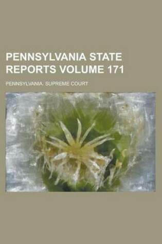 Cover of Pennsylvania State Reports Volume 171