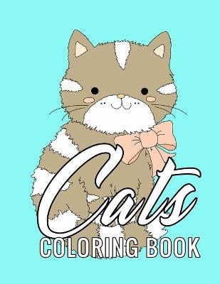 Book cover for Cats Coloring Book