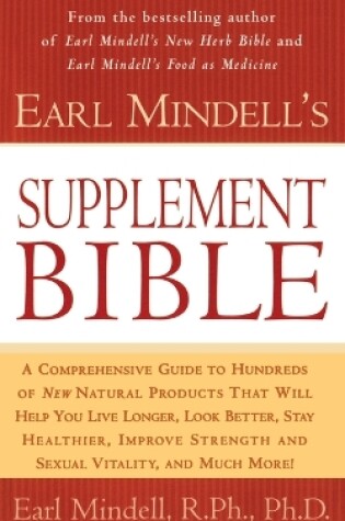 Cover of Earl Mindell's Supplement Bible