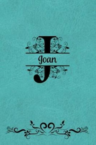 Cover of Split Letter Personalized Name Journal - Joan