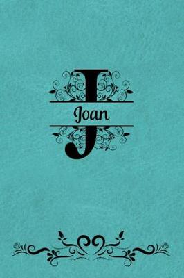 Book cover for Split Letter Personalized Name Journal - Joan