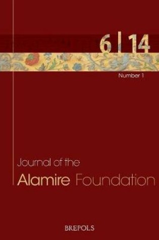 Cover of Journal of the Alamire Foundation 6/1 - 2014