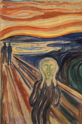 Book cover for The Scream, Edvard Munch. Ruled Journal