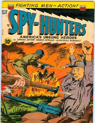 Book cover for Spy-Hunters Number 19 War Comic Book