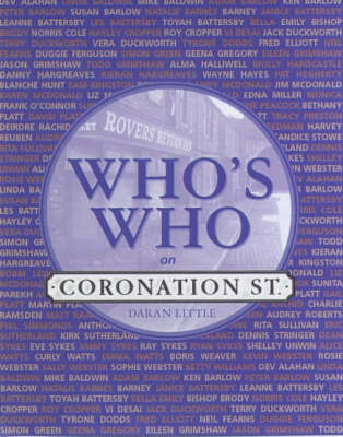 Book cover for Who's Who on "Coronation Street"