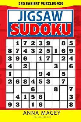 Book cover for 250 Easiest Jigsaw Sudoku Puzzles 9x9