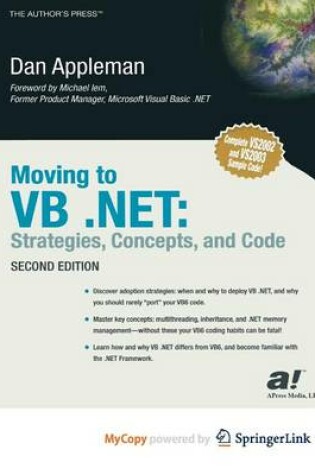 Cover of Moving to VB .Net