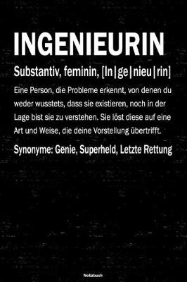 Book cover for Ingenieurin Notizbuch