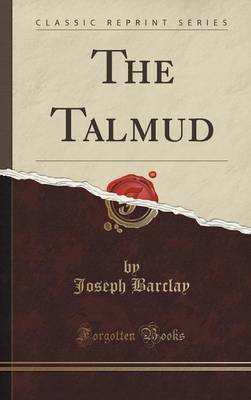 Book cover for The Talmud (Classic Reprint)