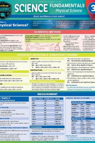 Cover of Science Fundamentals 3 - Physical Science