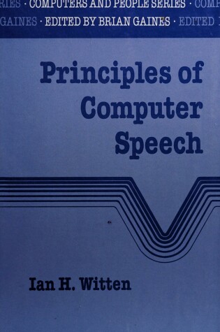 Cover of Principles of Computer Speech