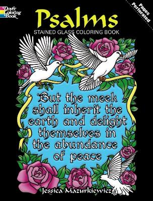 Cover of Psalms Stained Glass Coloring Book