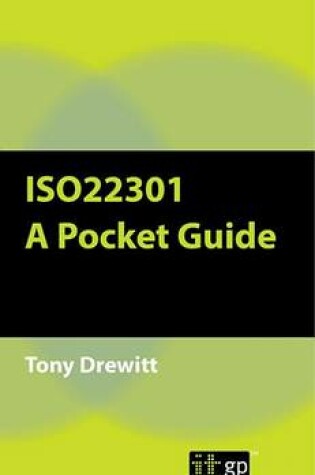 Cover of ISO22301: A Pocket Guide