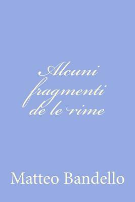 Book cover for Alcuni fragmenti de le rime