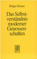 Book cover for Das Selbstverstandnis Moderner Genossenschaften