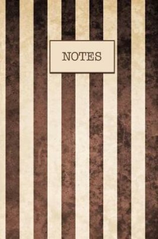 Cover of Brown Stripes Notes Journal