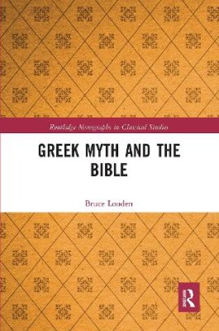 Cover of Greek Myth and the Bible