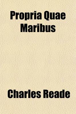 Book cover for Propria Quae Maribus; A Jeu D?esprit