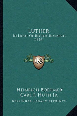 Cover of Luther Luther