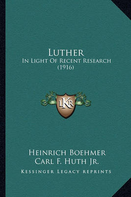 Book cover for Luther Luther