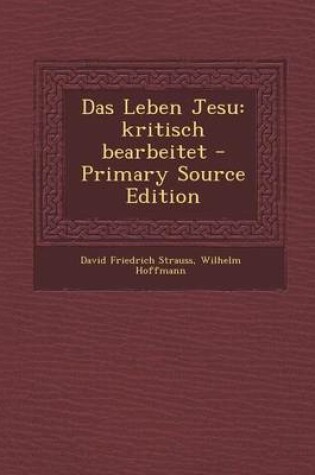 Cover of Das Leben Jesu