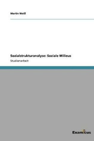 Cover of Sozialstrukturanalyse