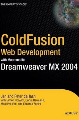 Cover of ColdFusion Web Development with Macromedia Dreamweaver MX 2004